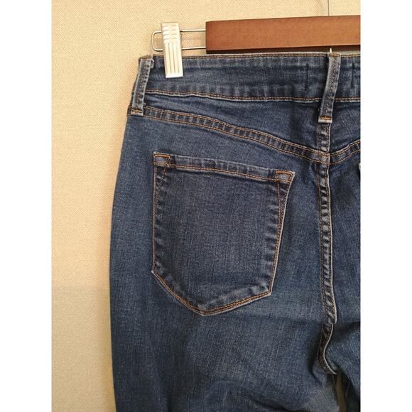 NYDJ Legging Jeans Womens 6 Blue Dark Wash Mid Rise Stretch Lift Tuck Technology - Picture 10 of 14